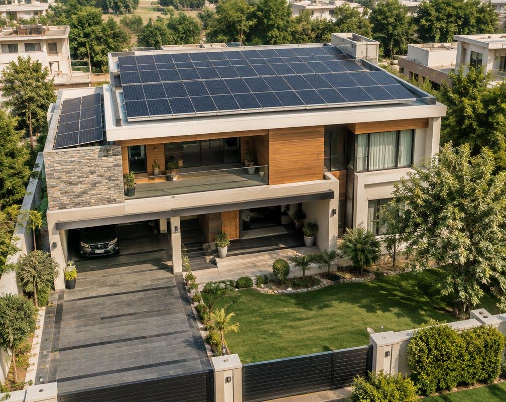 Residential solar installation